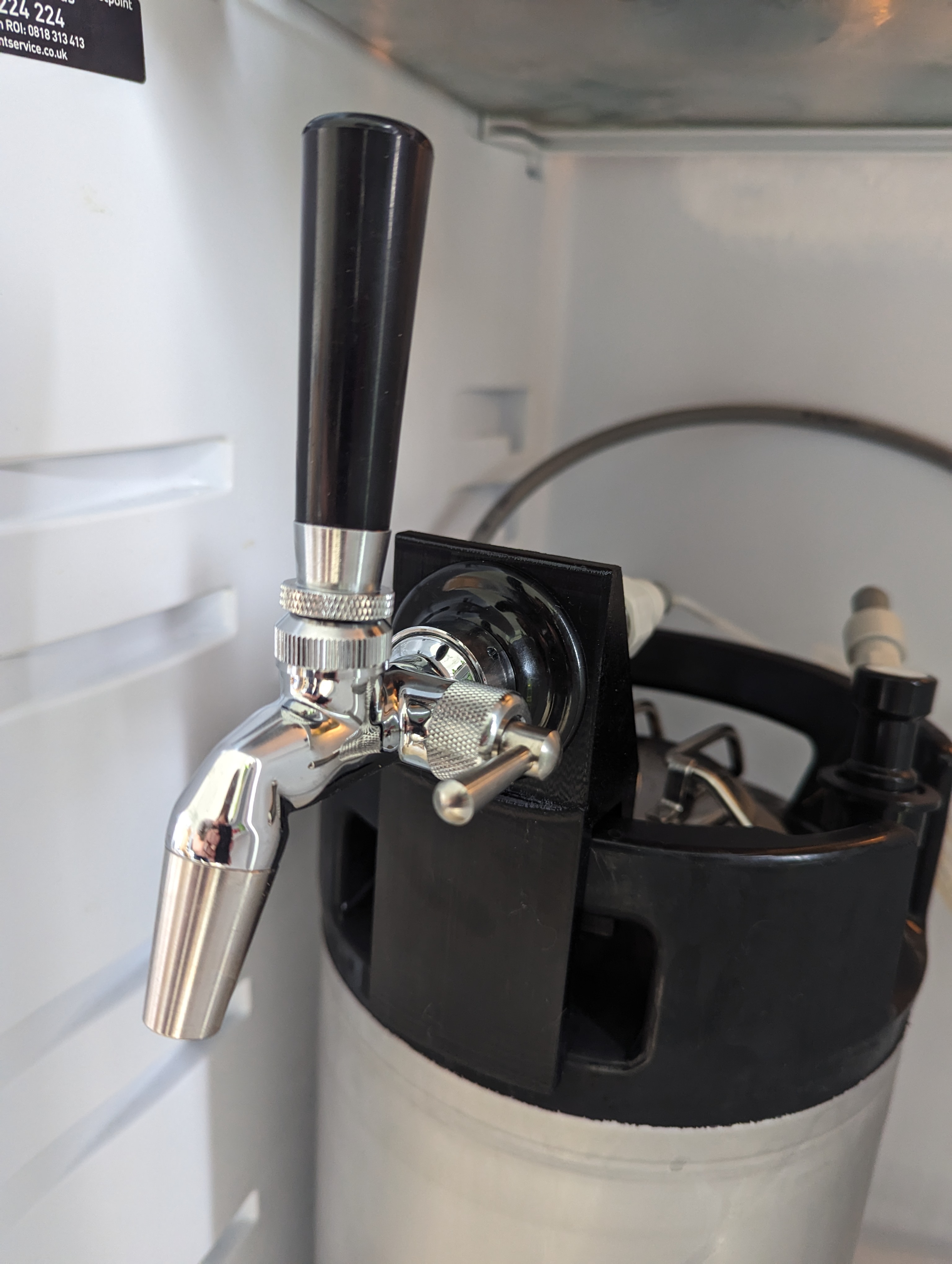 Kegland 19l Corny Keg Tap holder for Nukatap