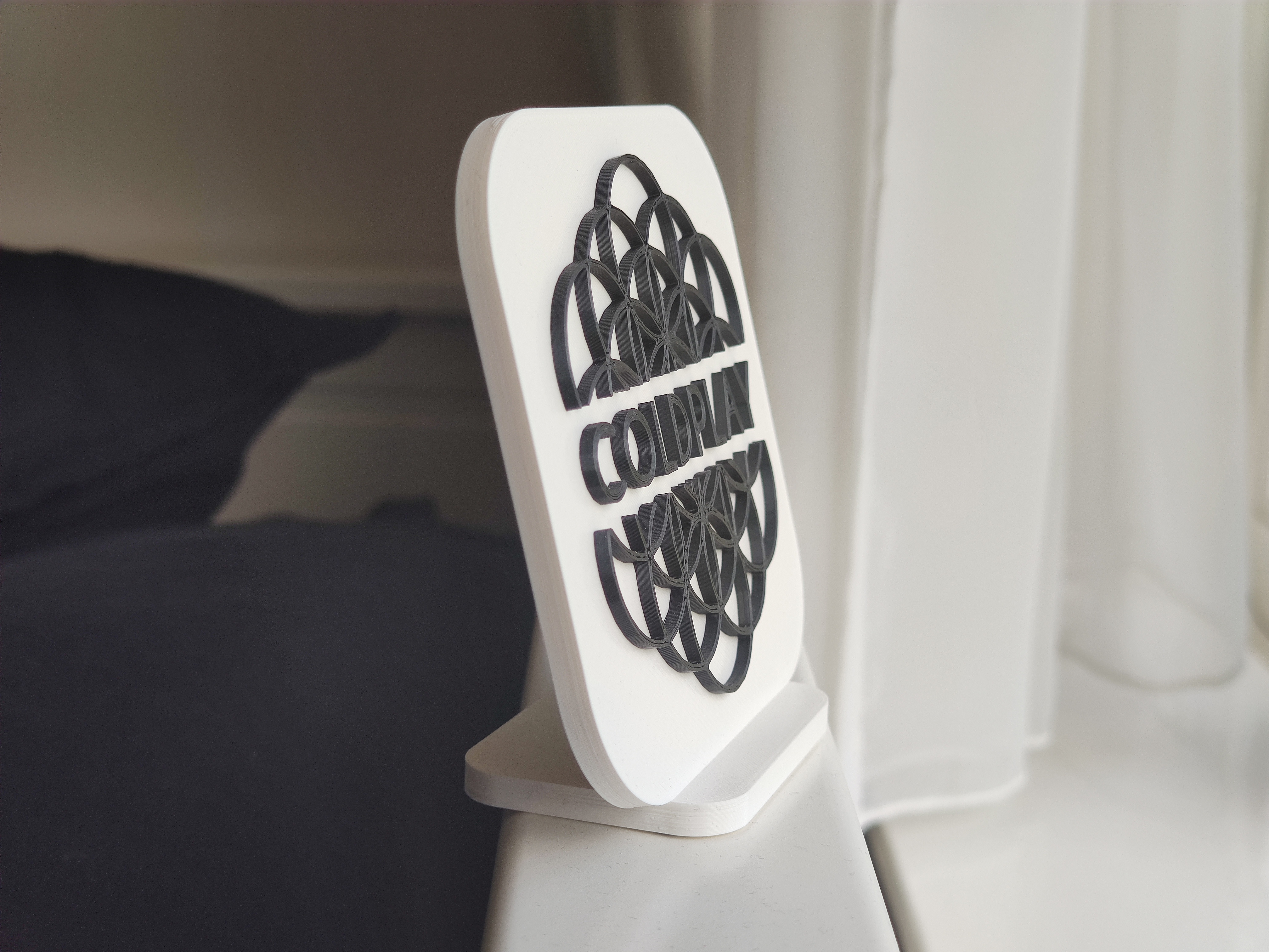 Coldplay logo display decoration