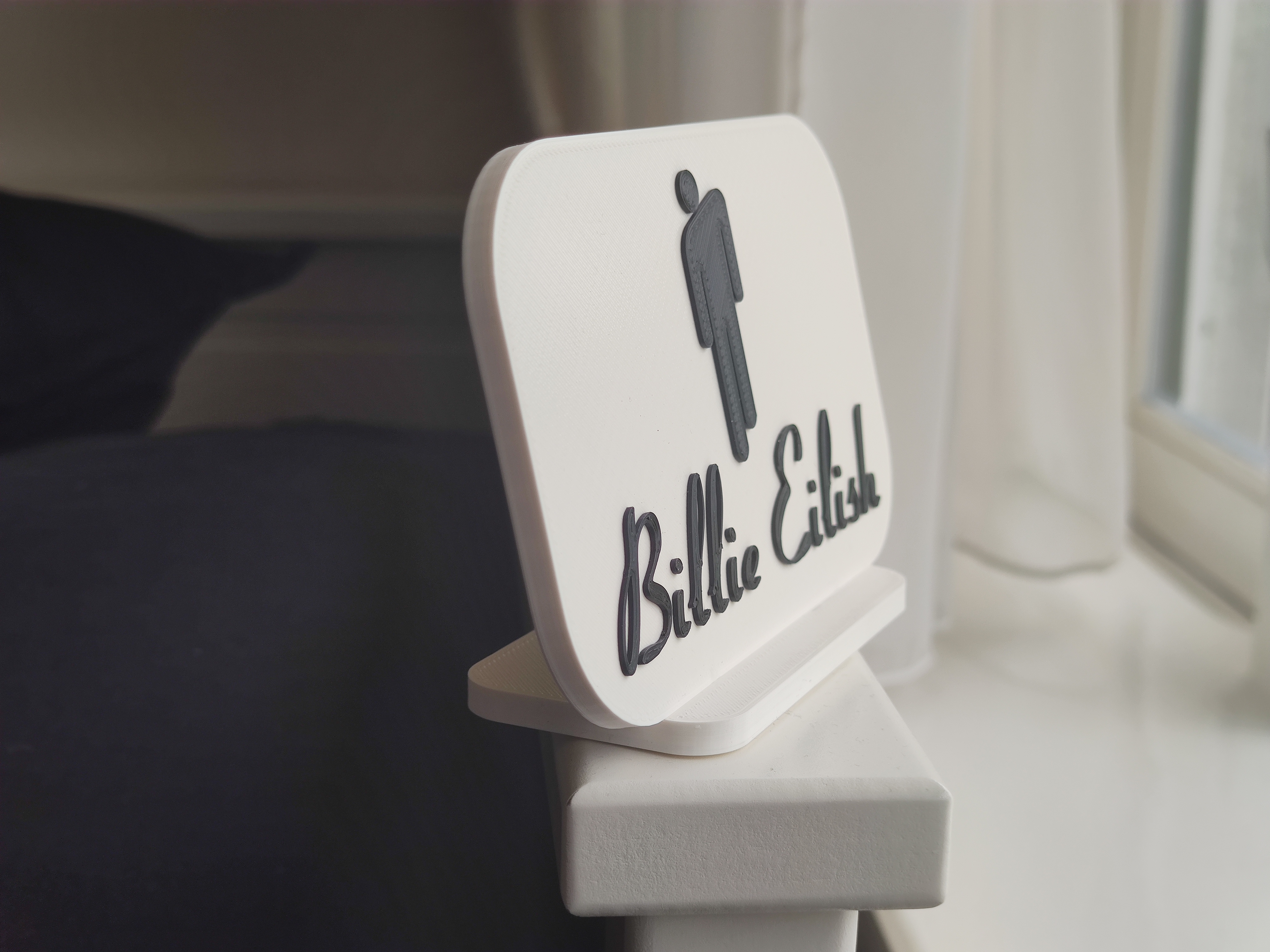 Billie Eilish logo display decoration