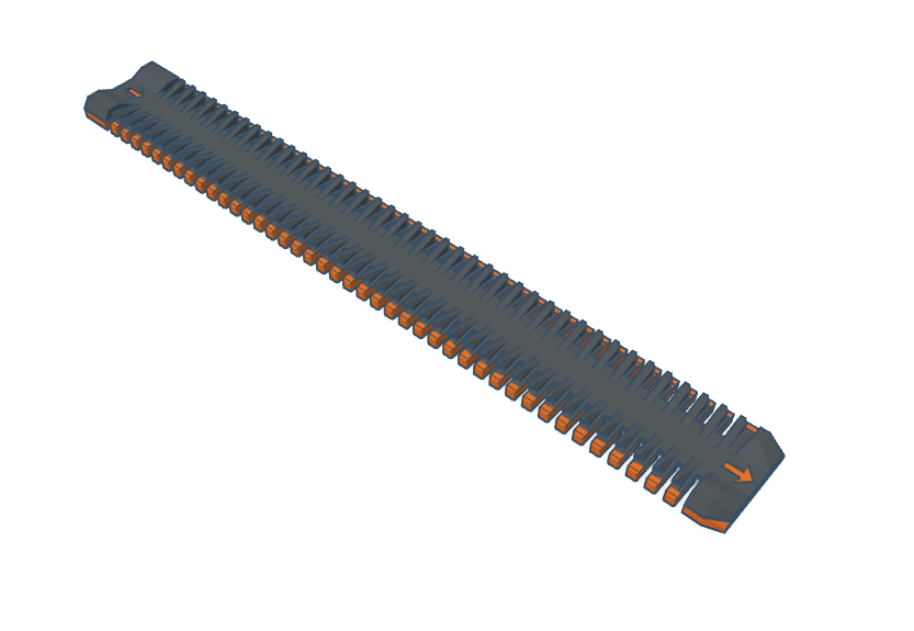 40 band clip for rubber band gun