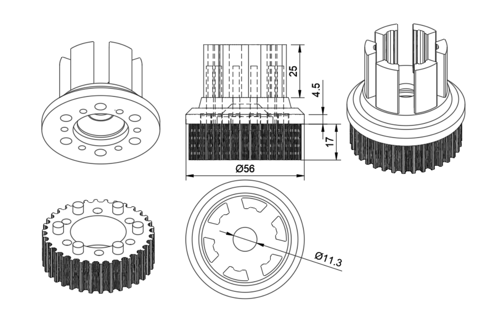 32t Abec Pulley Two Part By Esmarra Download Free Stl Model Printables 32t Abec Pulley Two Part By Esmarra Download Free Stl Model Printables