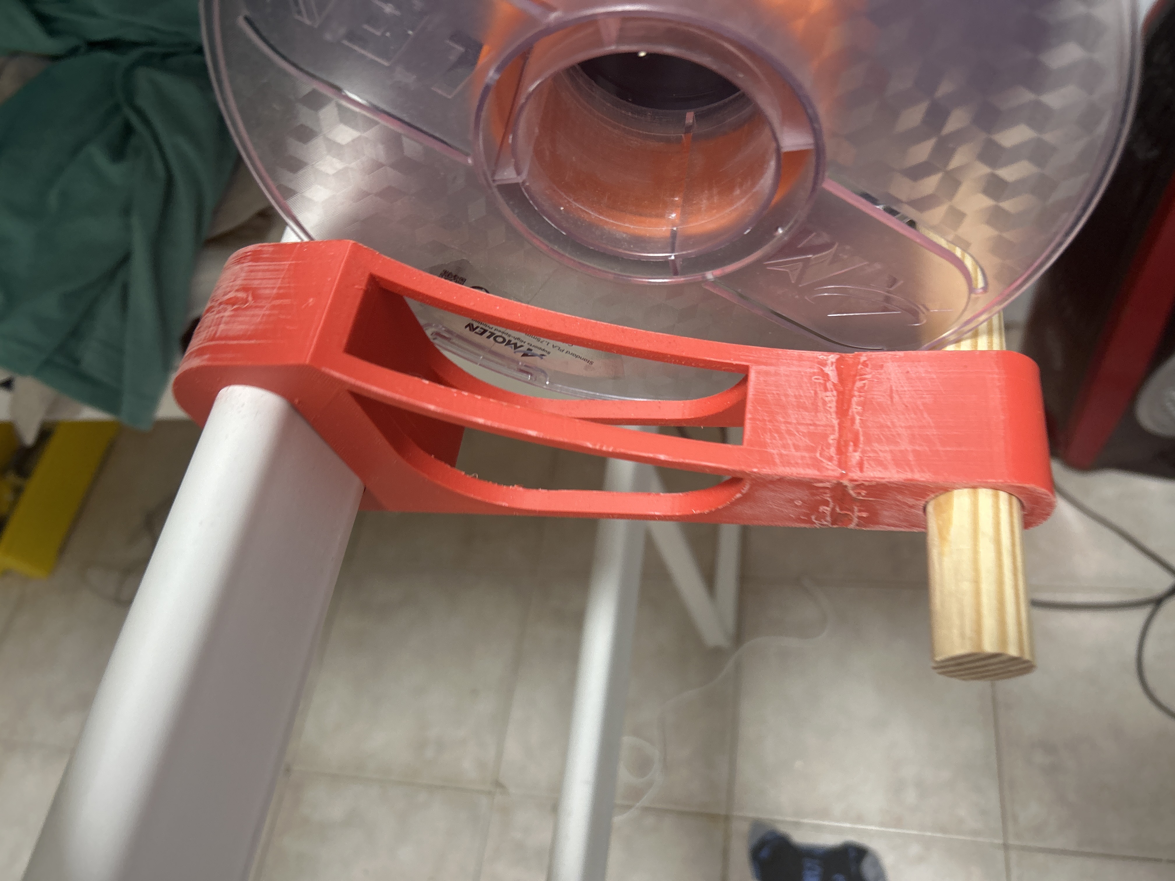IKEA Bed Frame Filament Spool Holder
