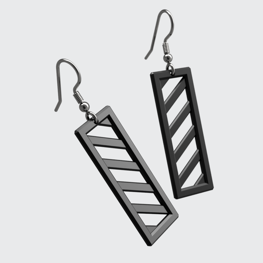 Rectangular Earrings