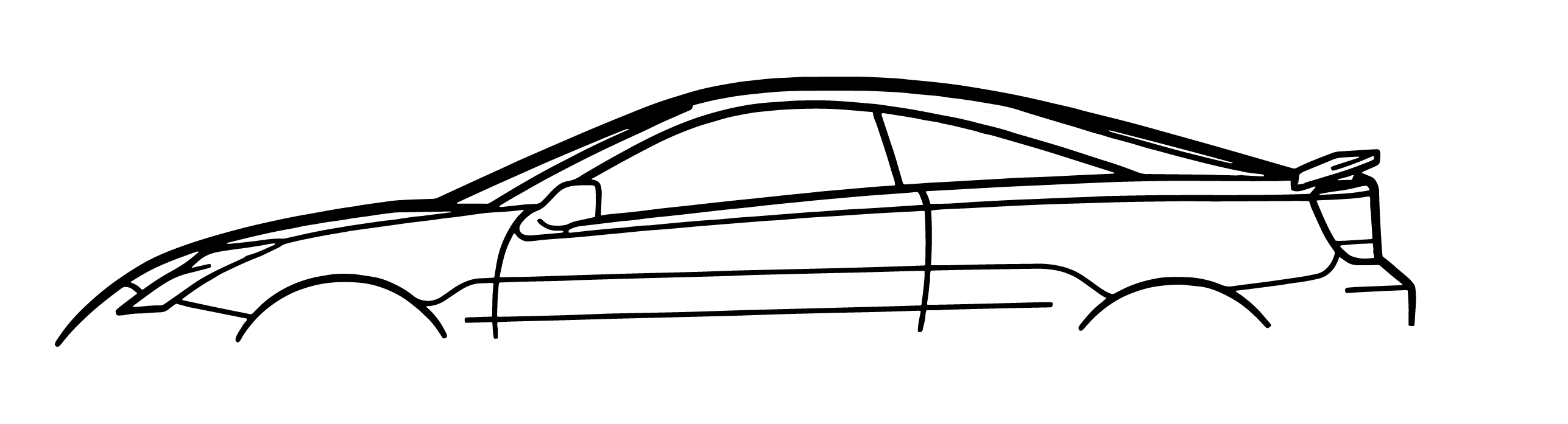 Toyota Celica T23 Silhouette Wall Art