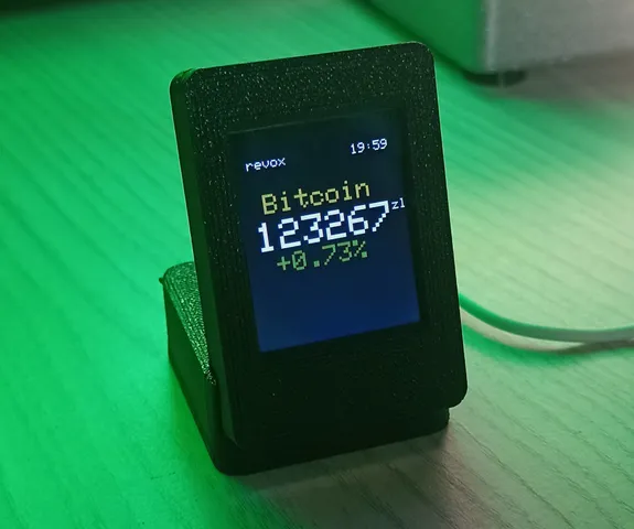 1.8" LCD Crypto price ticker