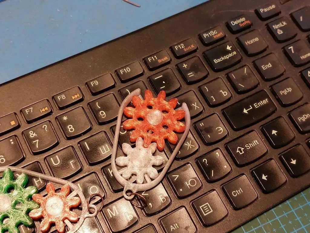 Gearwheel Keychain By Vitaly Dolnikov | Download Free STL Model.