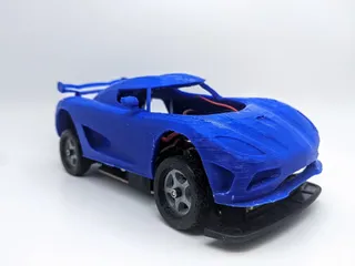 Fully Printed 1:28 RC Car Chassis (MINI-Z compatible) by AlexY, Download  free STL model