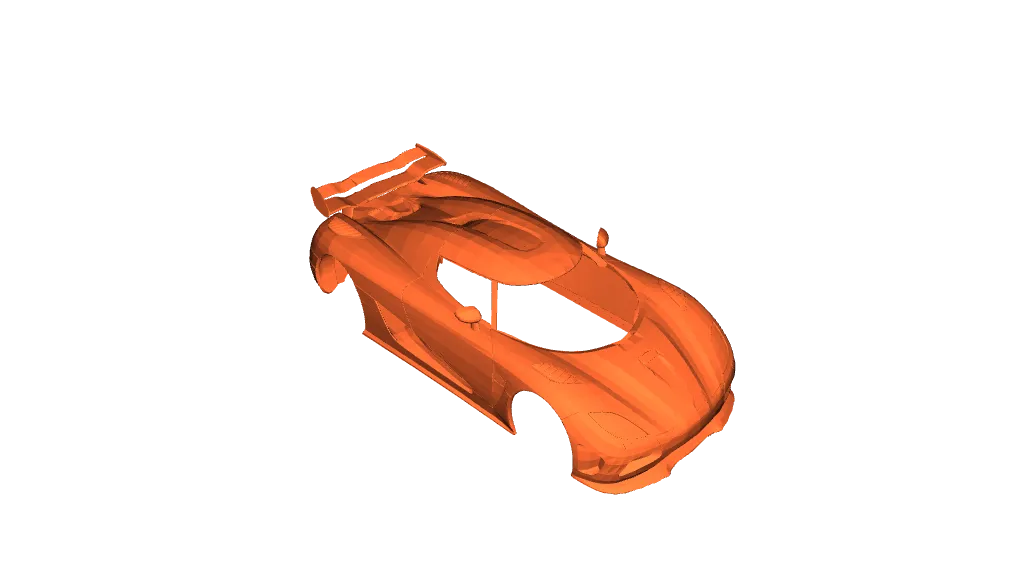 Koenigsegg Agera X 1:28 RC body by MucusLaser | Download free STL
