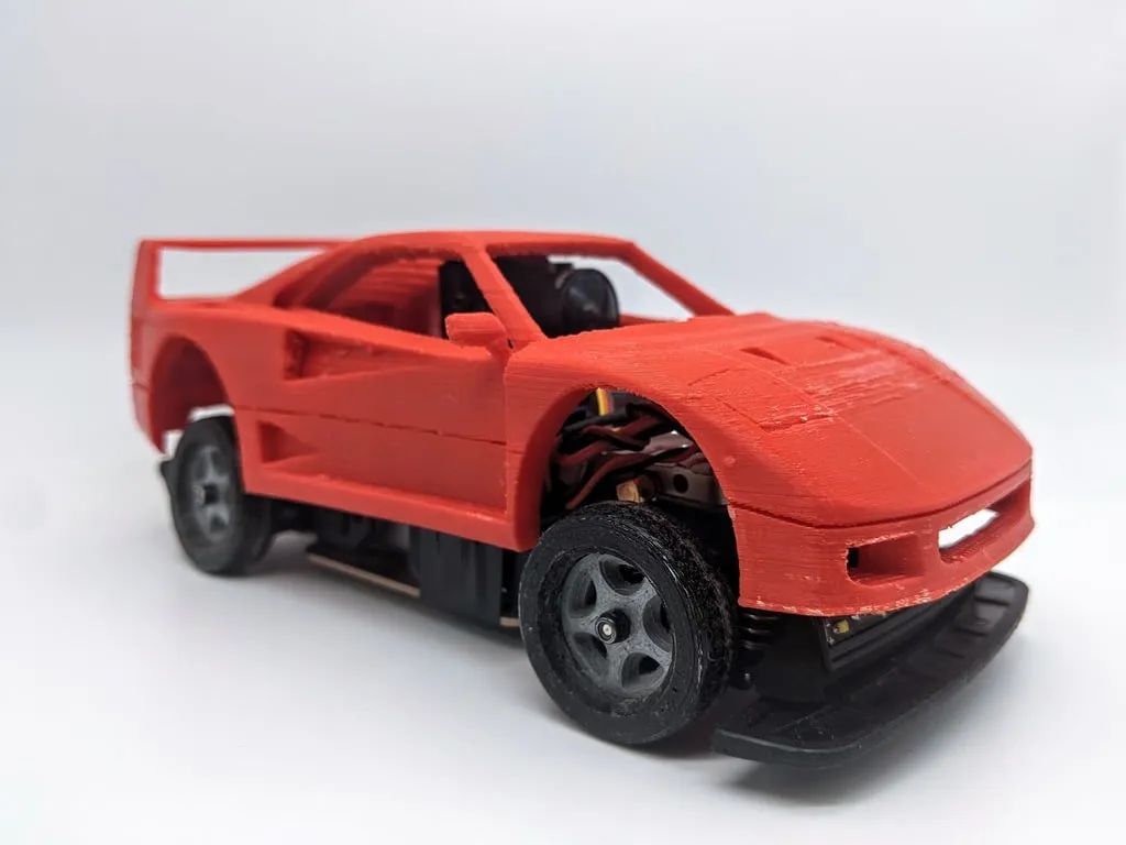 Ferrari F40 1:28 RC body by MucusLaser | Download free STL model