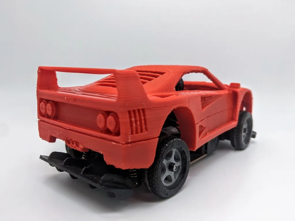 Ferrari F40 1:28 RC body by MucusLaser | Download free STL model