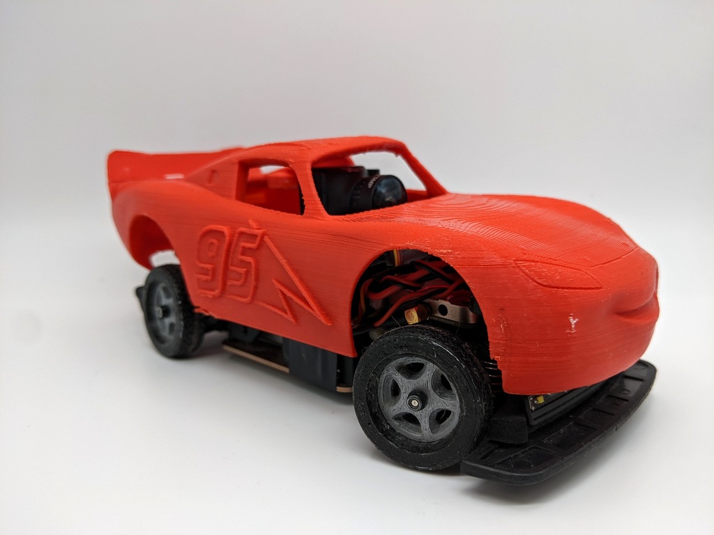 Lightning McQueen 1 28 RC body by MucusLaser Download free STL model Printables