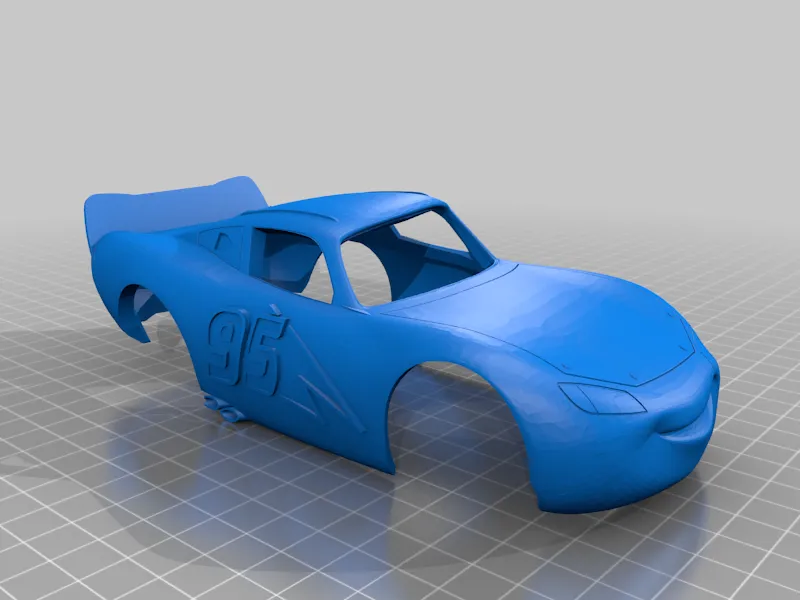 STL file Lightning Mcqueen Silhouette 🌩️・3D print design to download・Cults