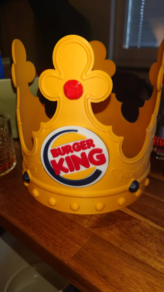 printable burger king crown template