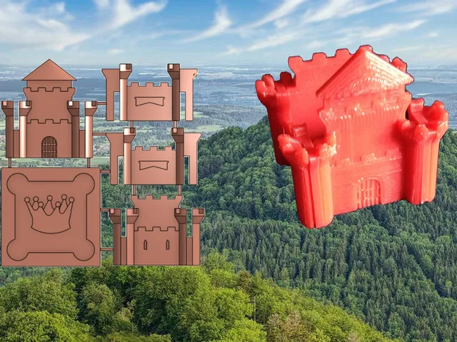 Kingdomino Castle Kit Card