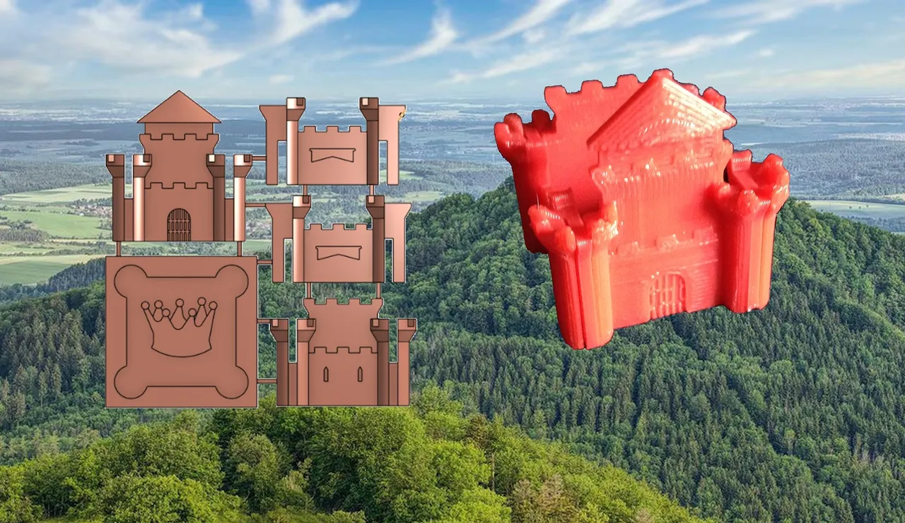 Castles for Kingdomino - 4 Pieces