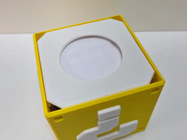 Bottom Cover for: Question Mark Block Tissue Box Cover