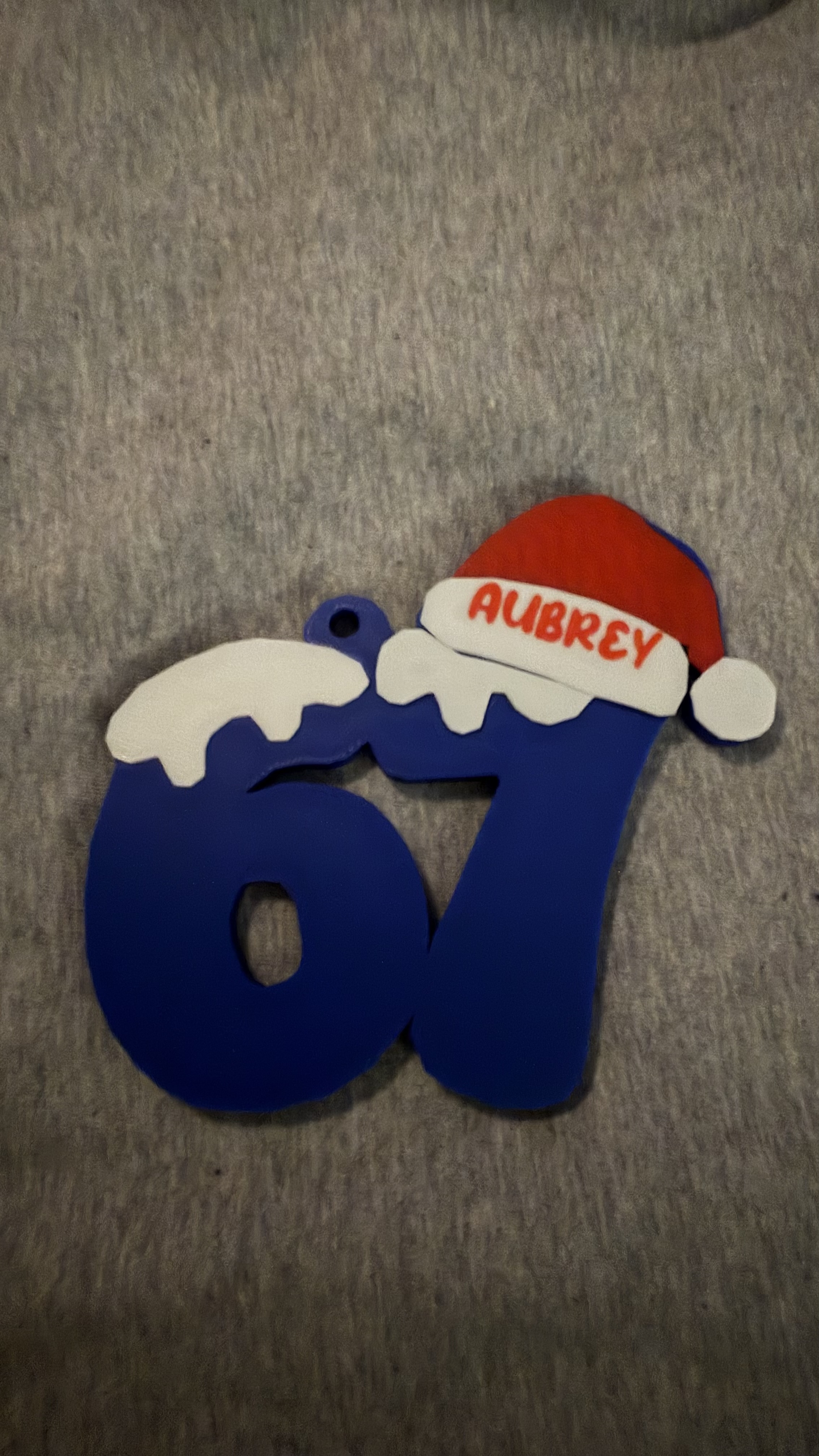 67 Personalized Christmas Ornament