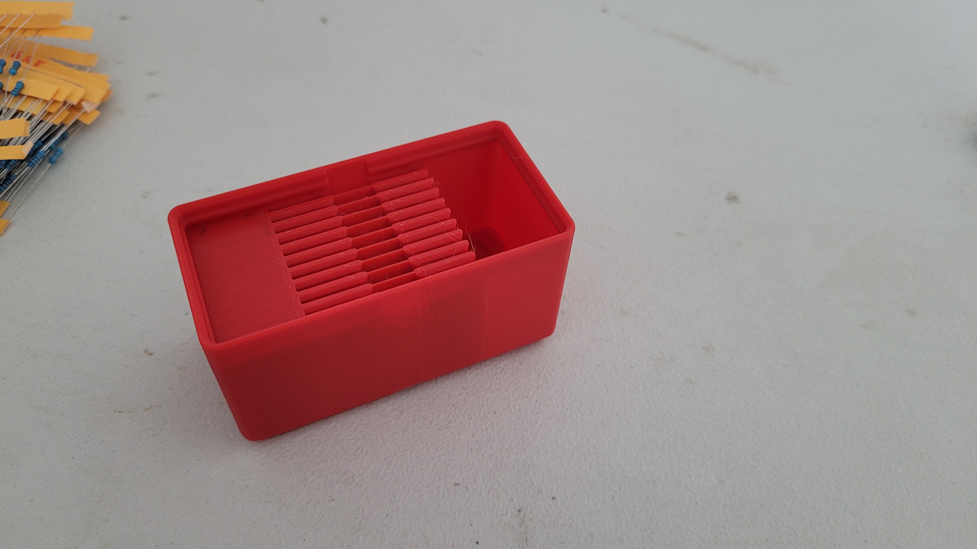 Miniatura 2 do modelo 3D Gridfinity resistor storage bin