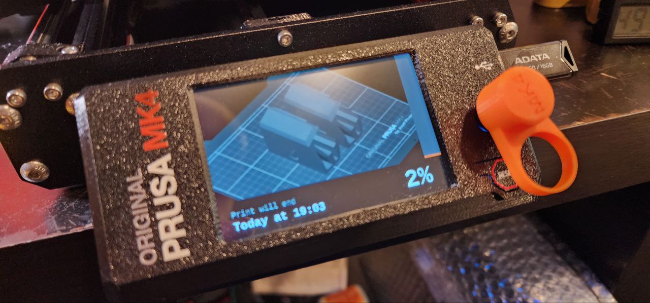 Ultimate MK4 Printer Knob Upgrade - The Best Knob of Both Worlds (Precision/Comfort & Speed)