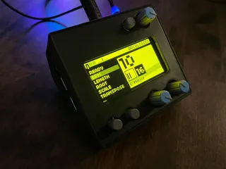 monome Norns Shield クリアイエロー norns shield | monome/docs