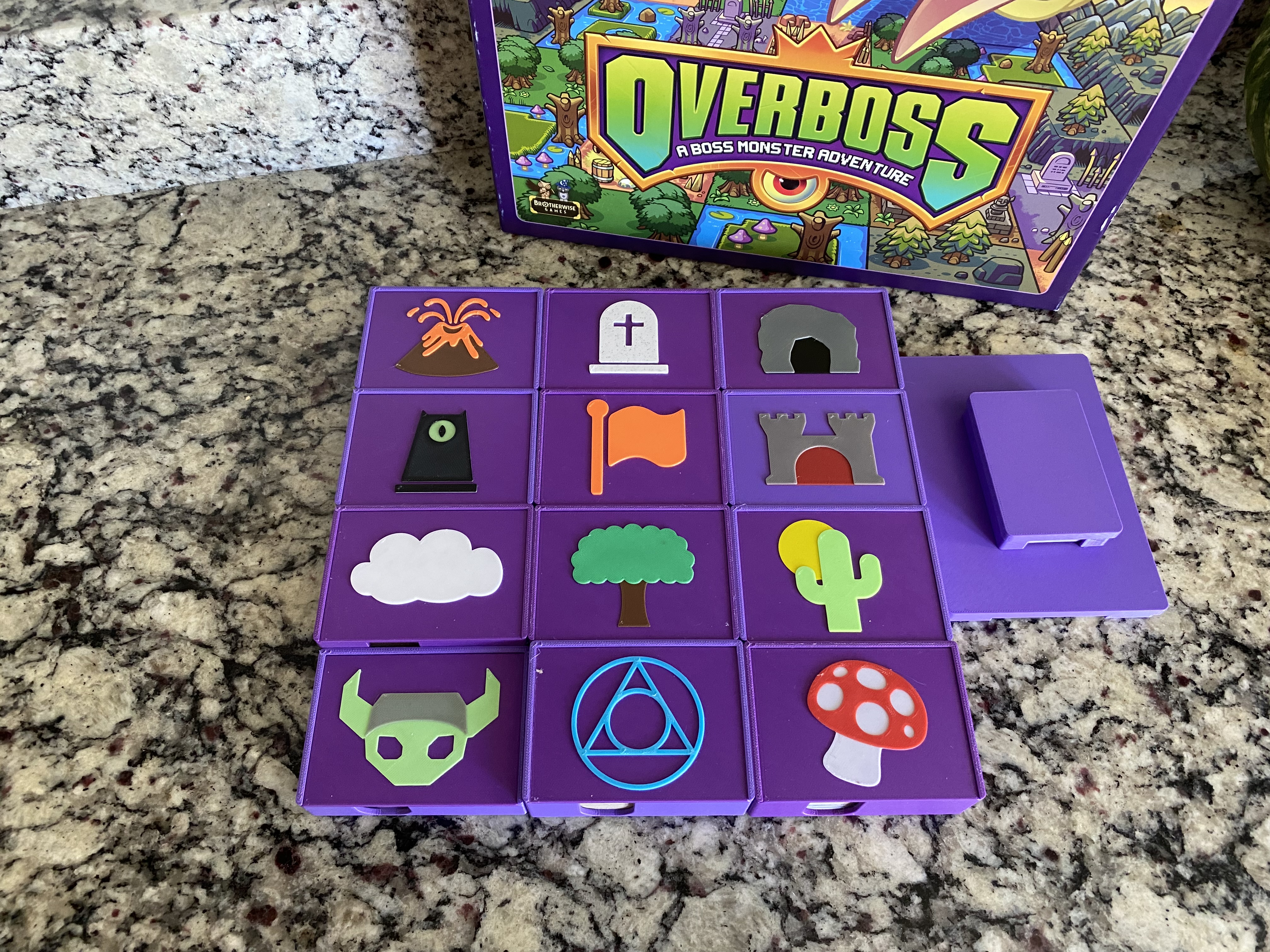 Overboss (& Overboss Duel) Board Game Organizer