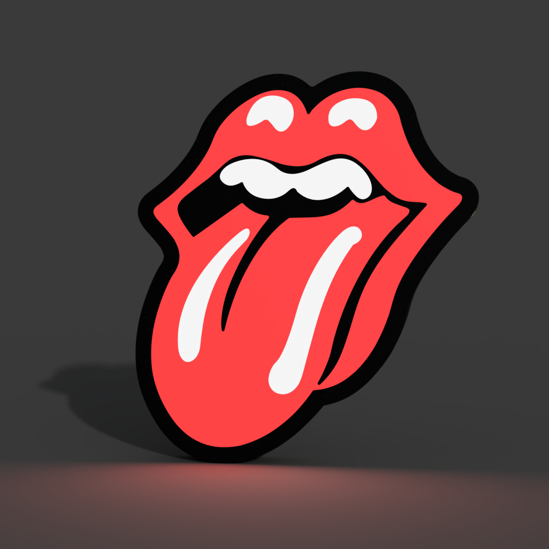 The Rolling Stones Lightbox LED Lamp