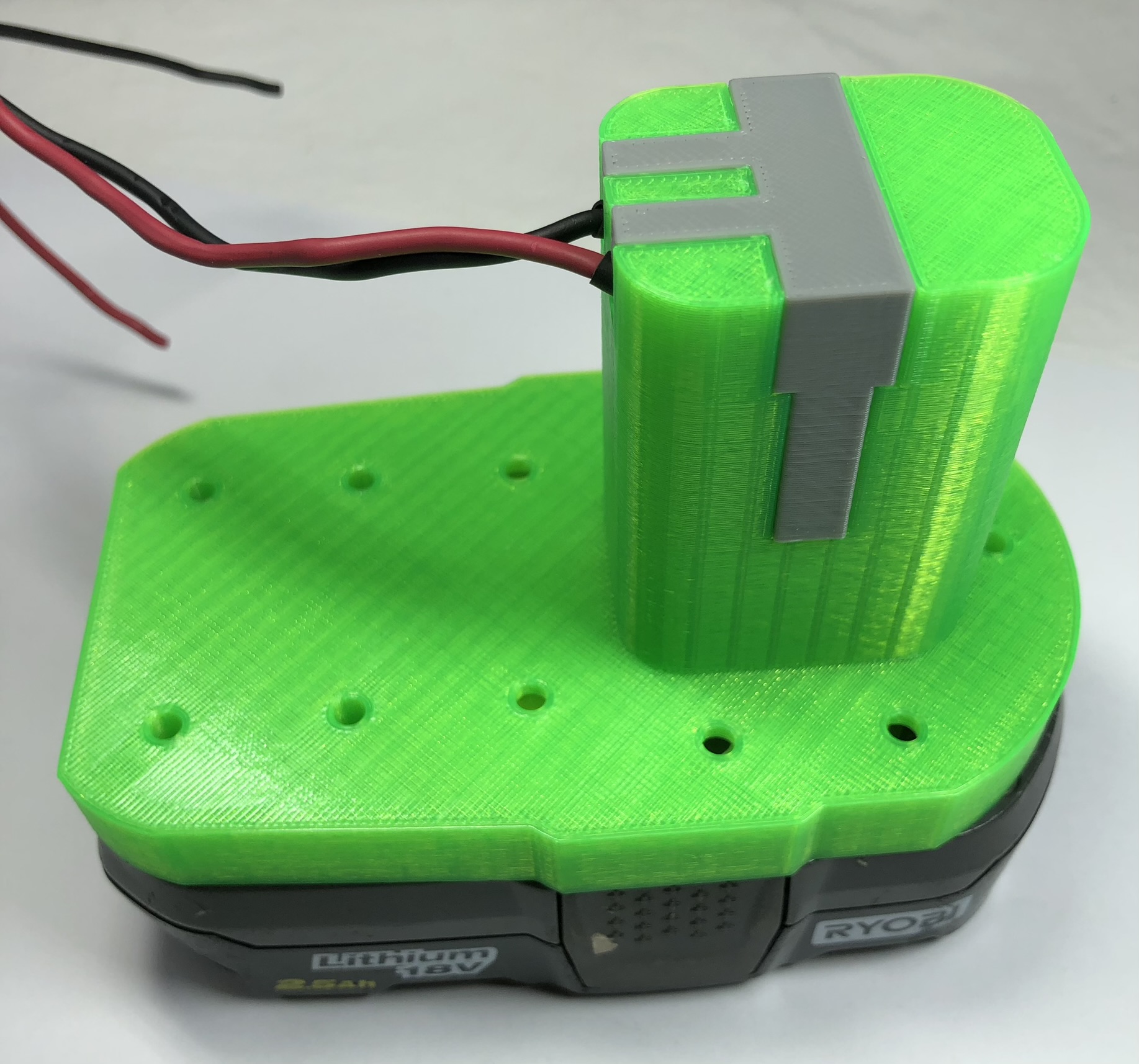 Battery Holder for a popular brand of power tool batteries in Australia