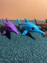 Cute Ichthyosaurus "Riptide" – CARTOON EDITION (noAMS)