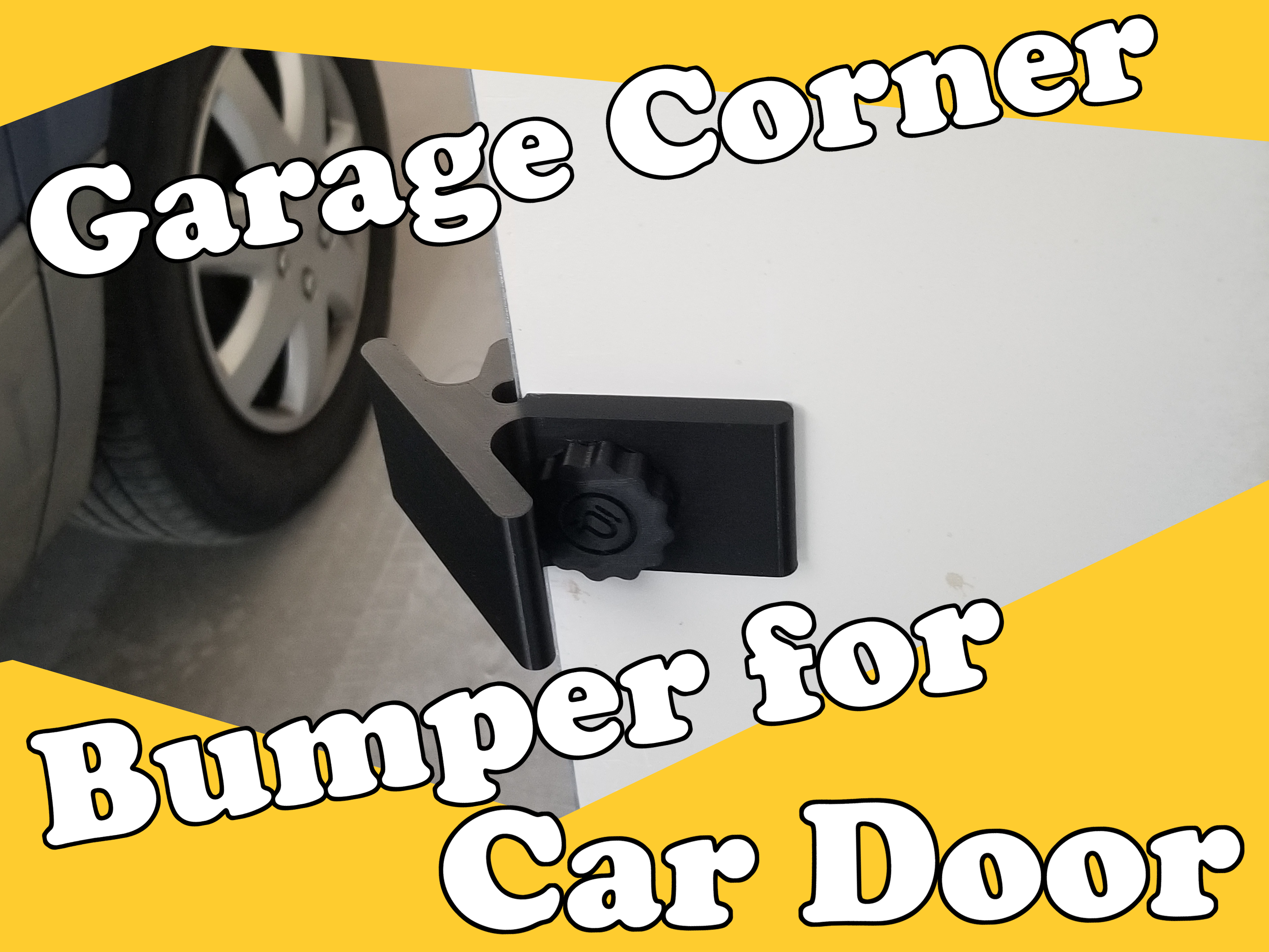 Garage Corner Bumper for Car Door