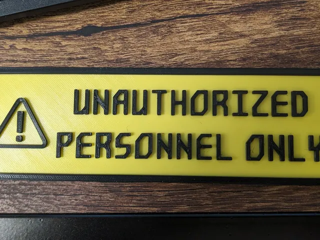 Unauthorized Personnel Only Sign