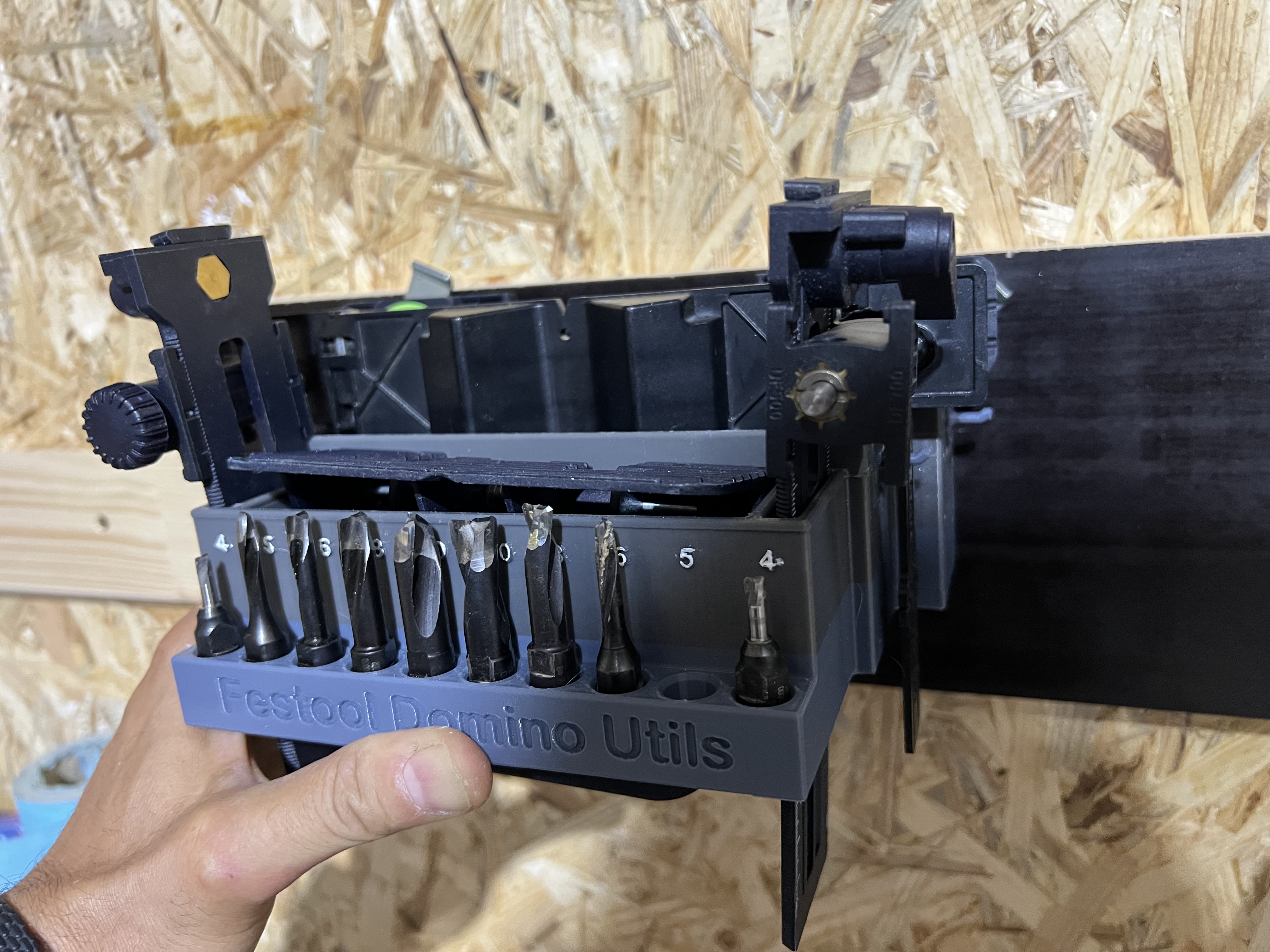 Festool Domino DF 500 Q - tools wall mount holder