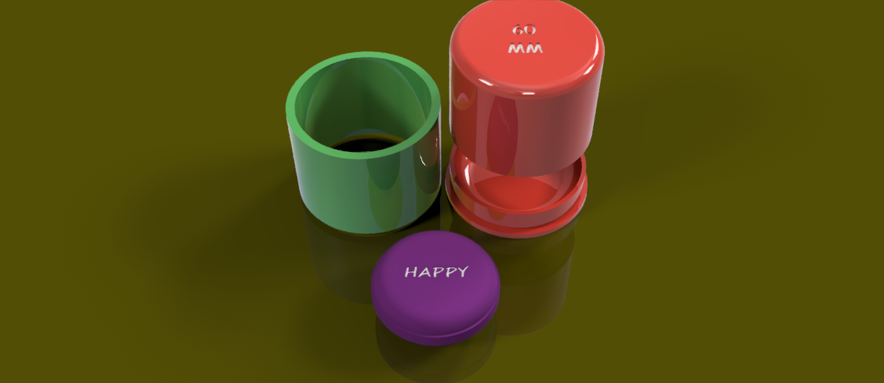 Bath Bomb Press Happy Design