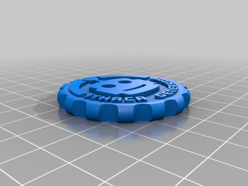 Miniatura 3 do modelo 3D Ithaca Generator Maker Coin