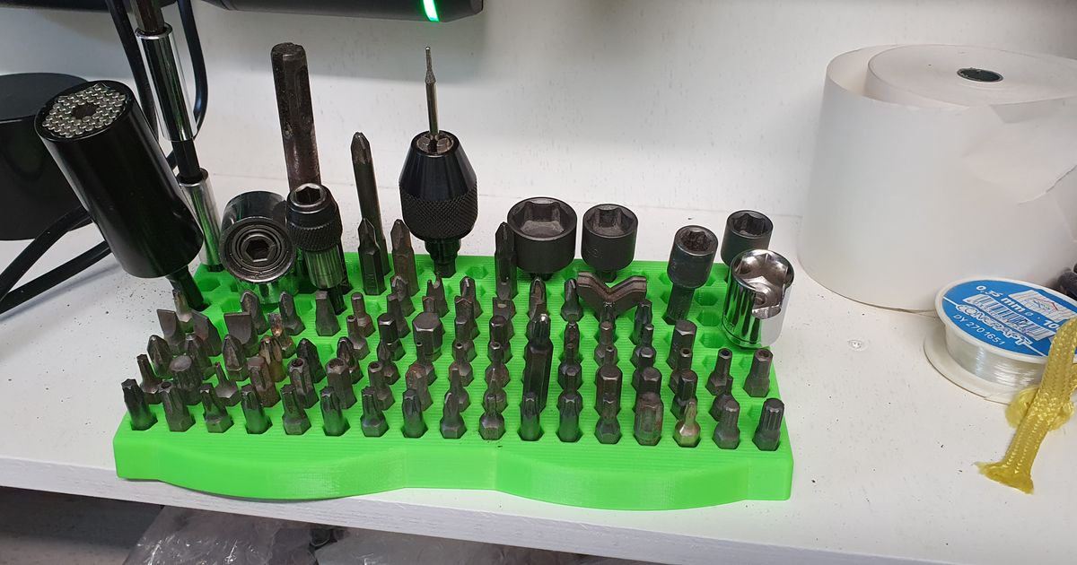 Hex Bit Holder by TJ78 Download free STL model