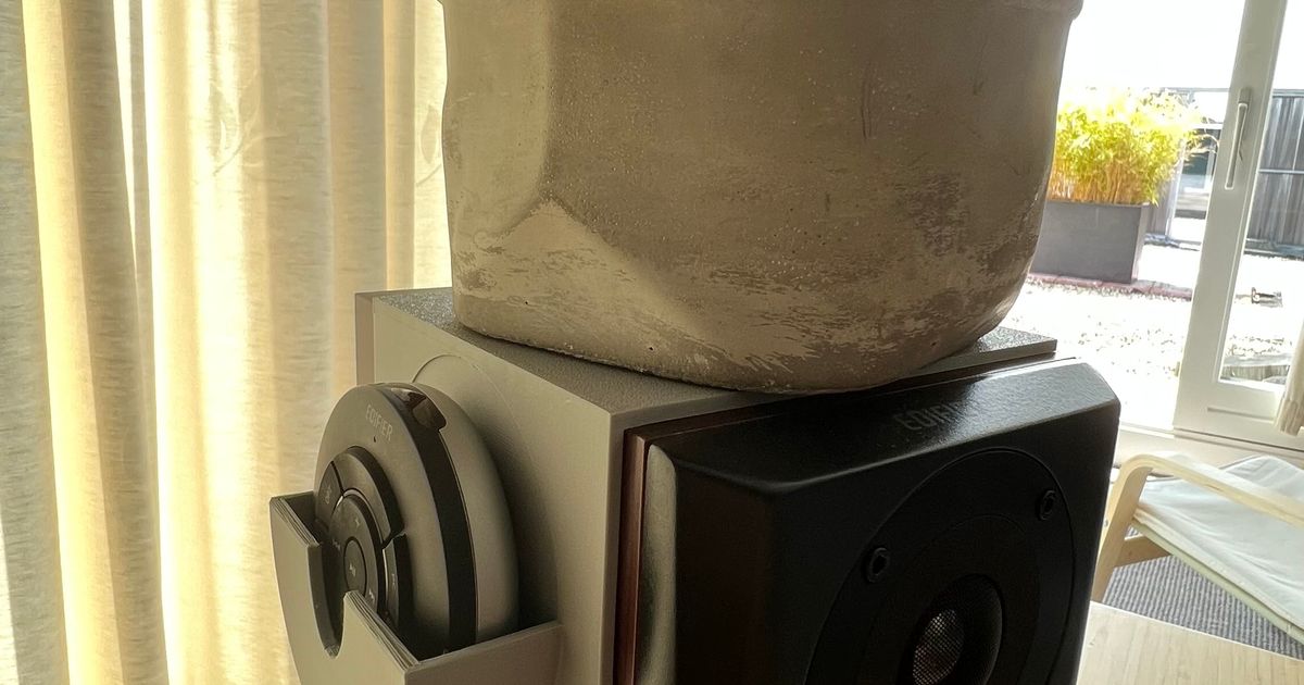 Edifier Speaker Remote holder by PhilO Download free STL model