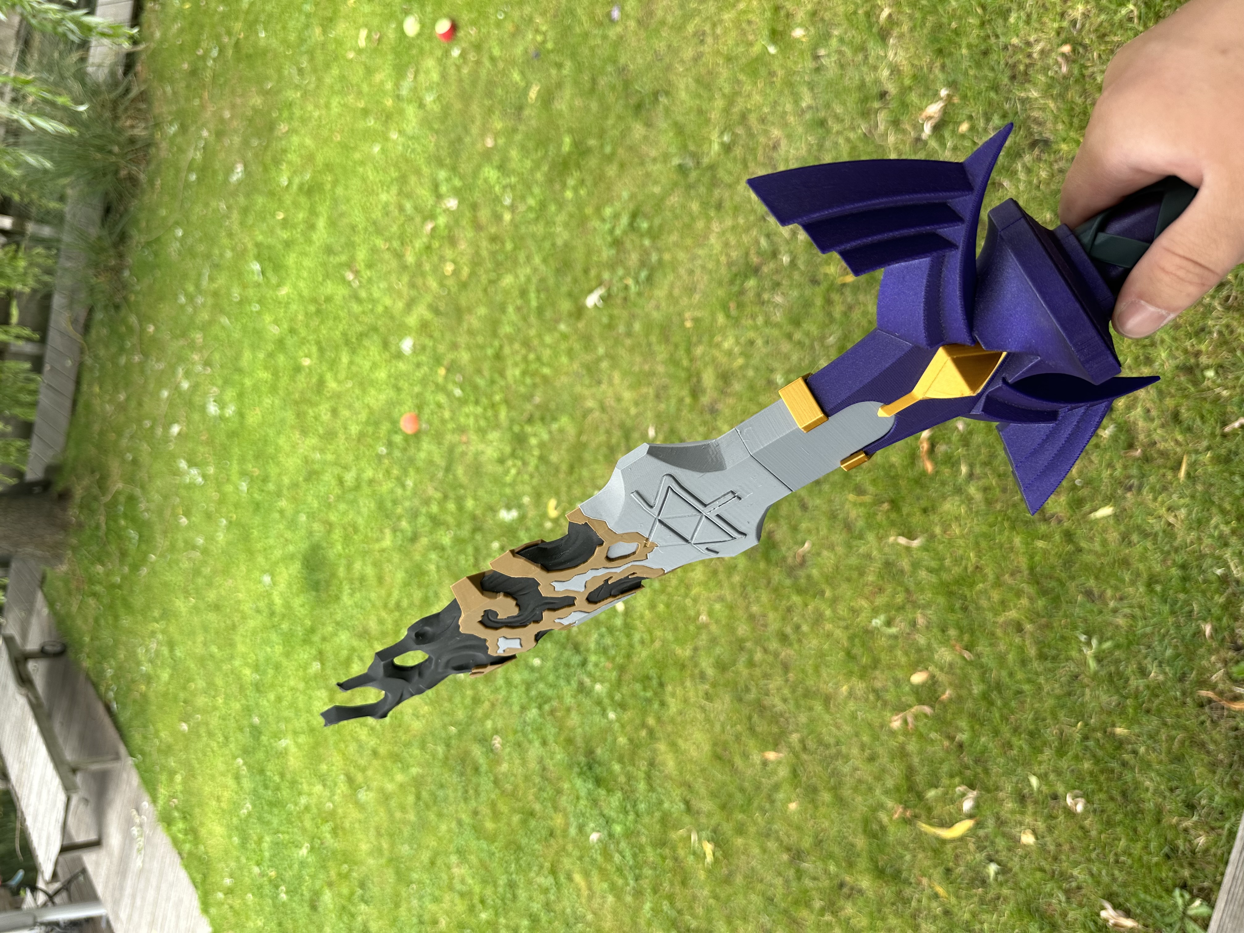 Corrupted Legend of Zelda Master Sword (TOTK) (Coloured)