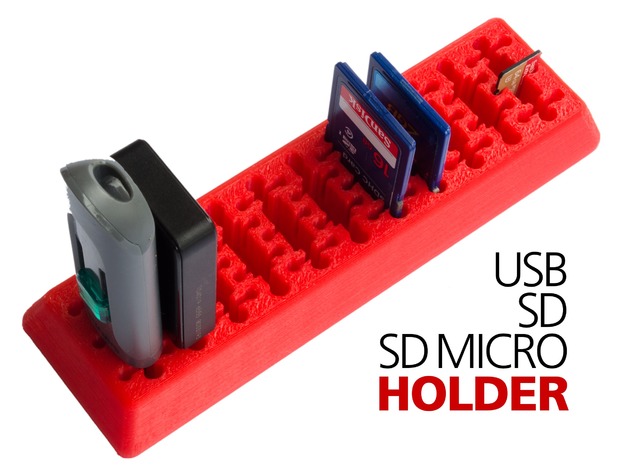 USB SD SD Micro Holder Combined