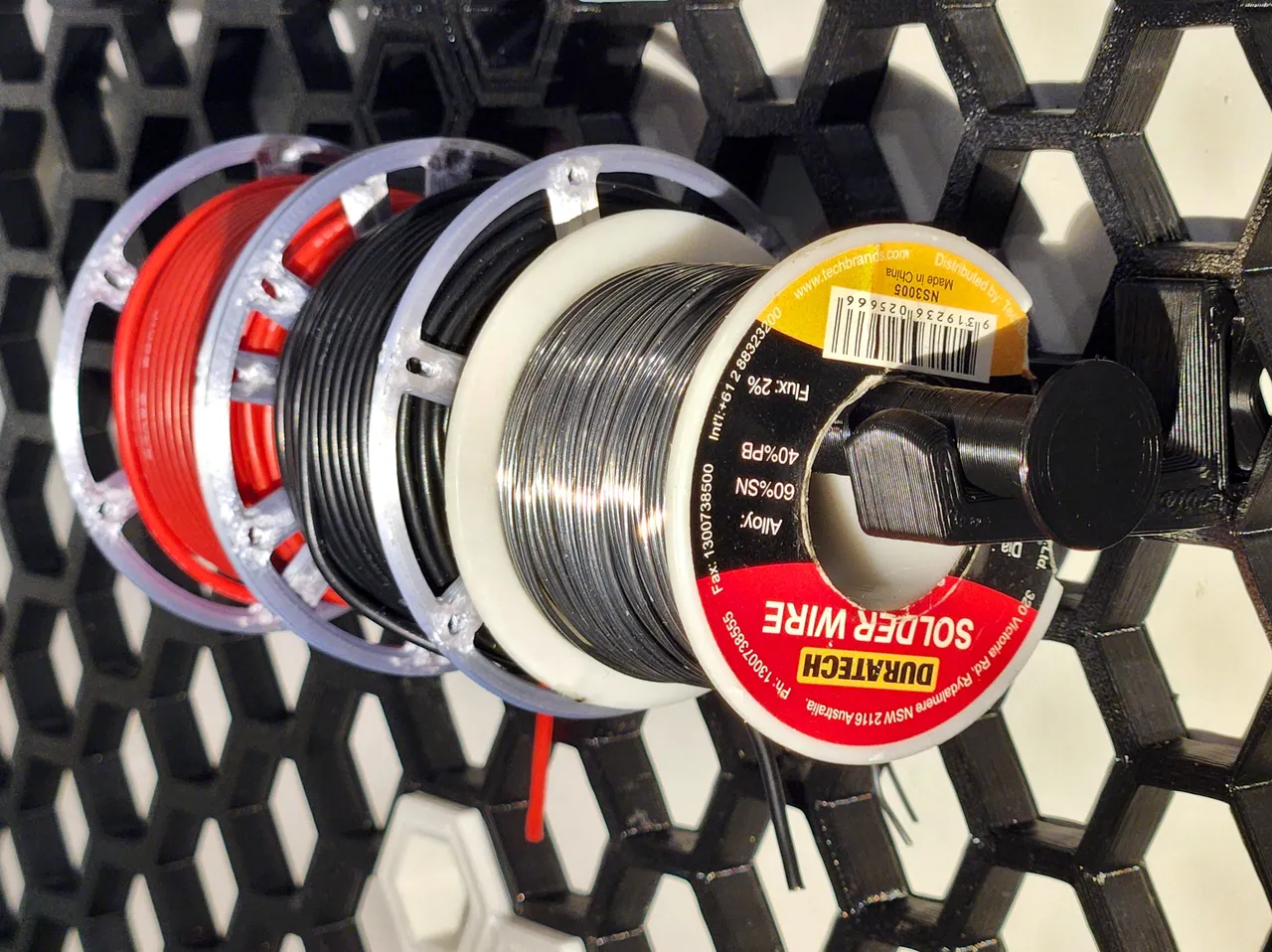 Mini Wire Spool Holder for Honeycomb Storage/HSW by Snares
