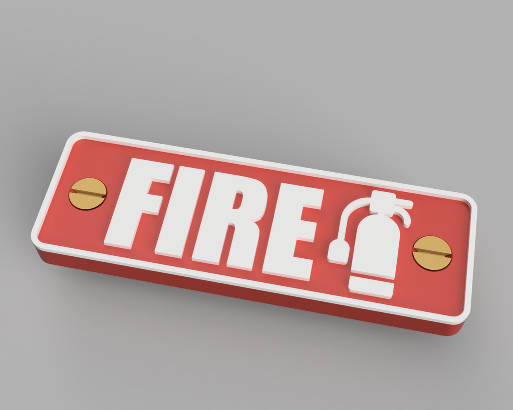Fire hydrant sign