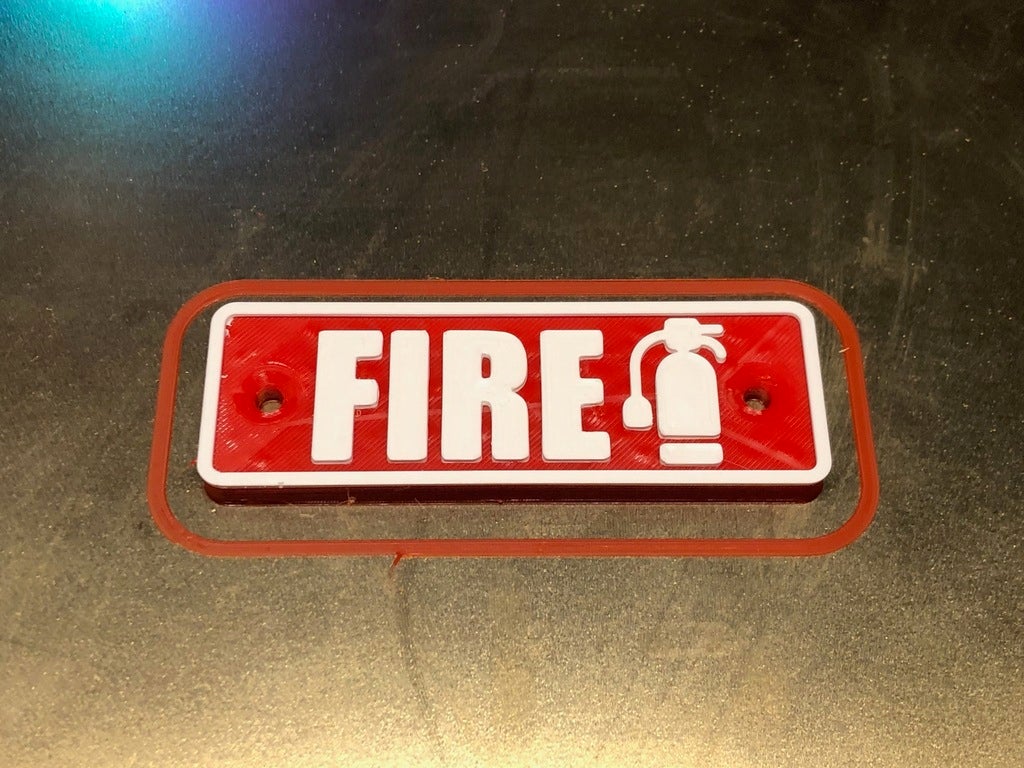 Miniatura 4 do modelo 3D Fire hydrant sign