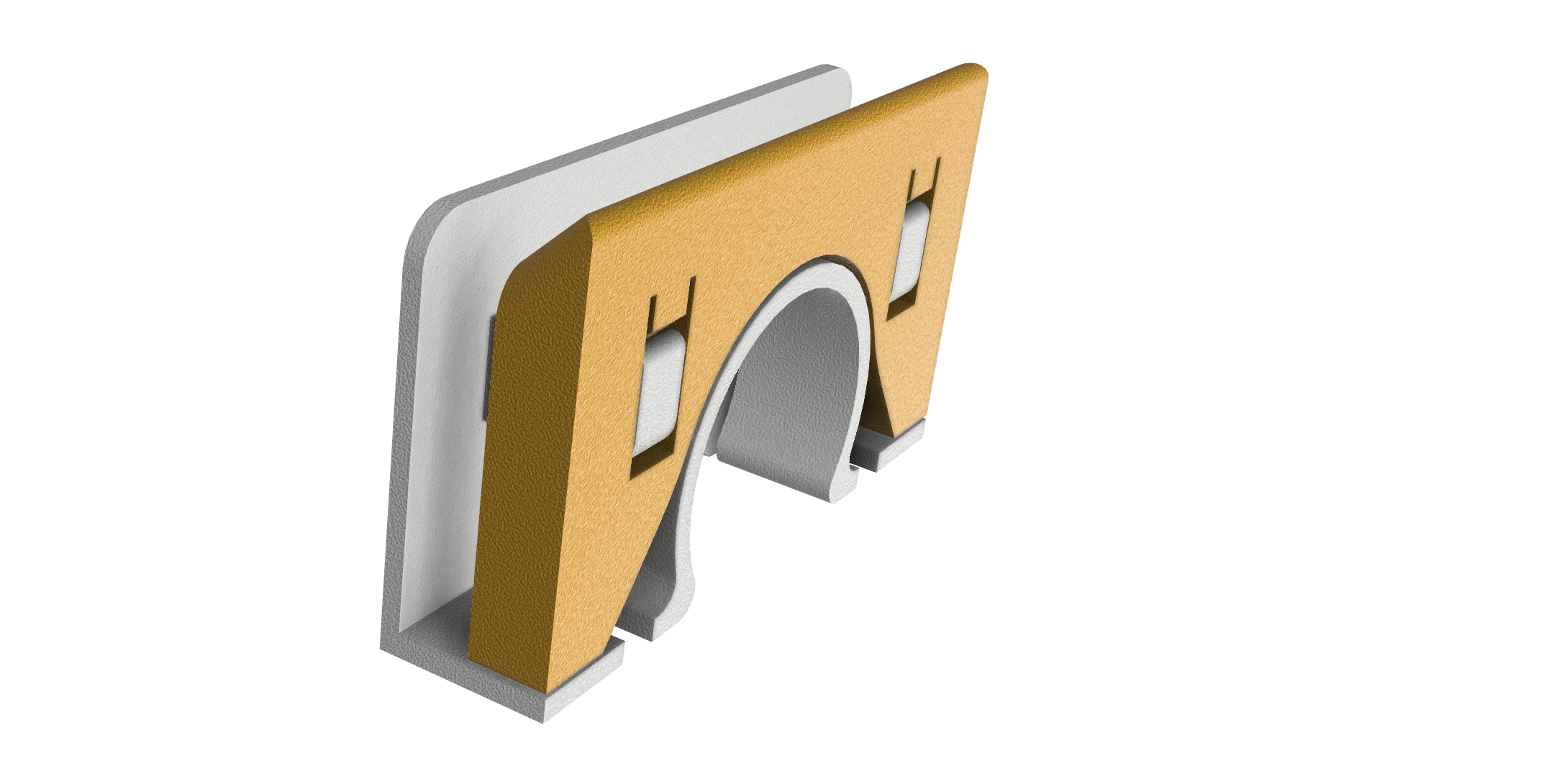 Kia partial shelf hinge