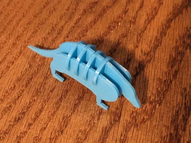 Armadillo or hot dog - dog, you decide