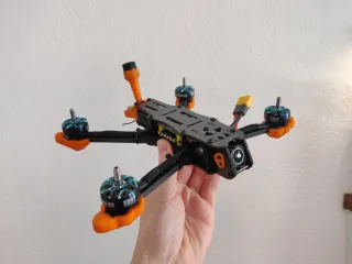 Arm guards & O3 antenna mount + GPS for Wu Tank Max 2 frame
