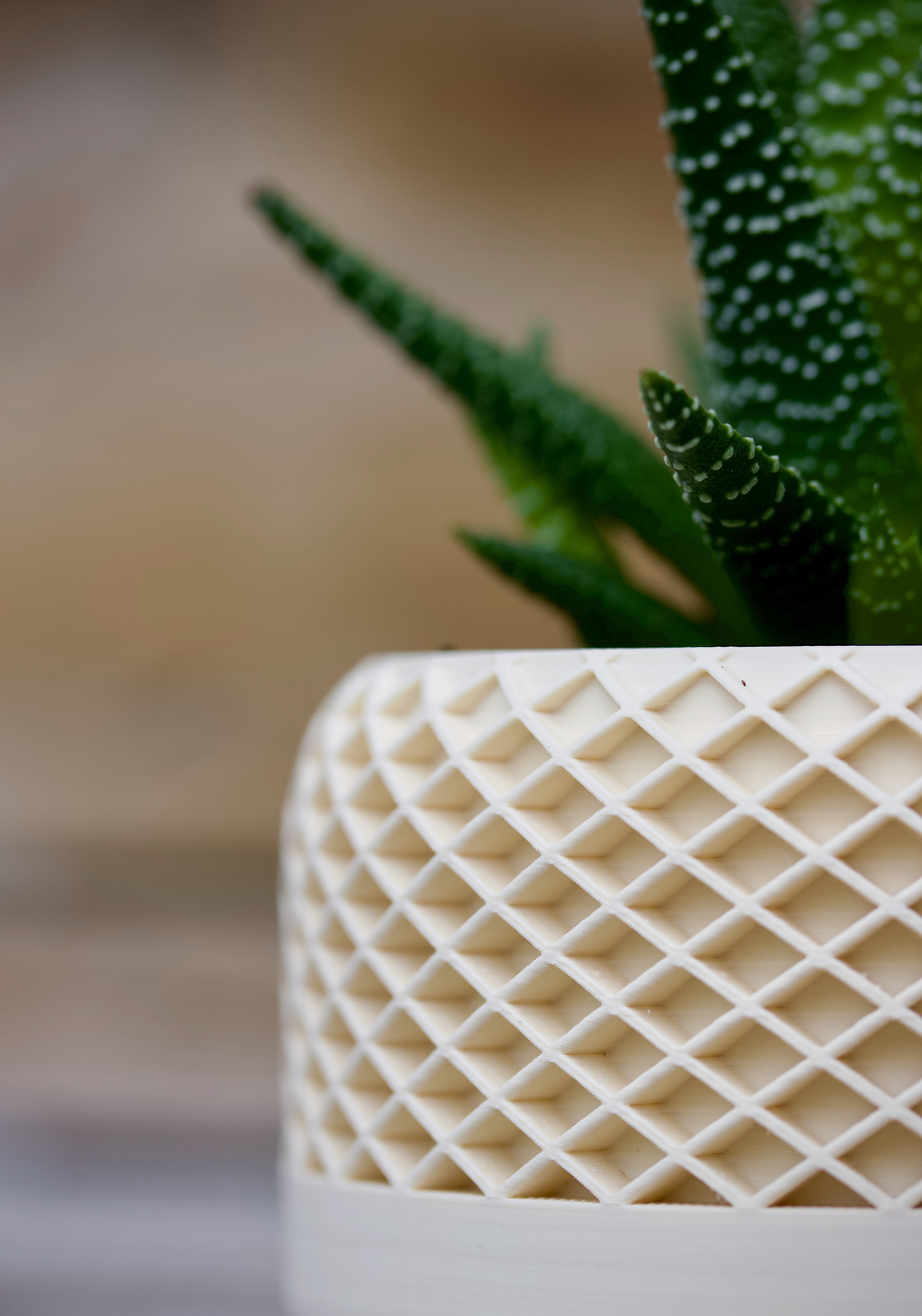 Miniatura 2 do modelo 3D Small modern geometric planter