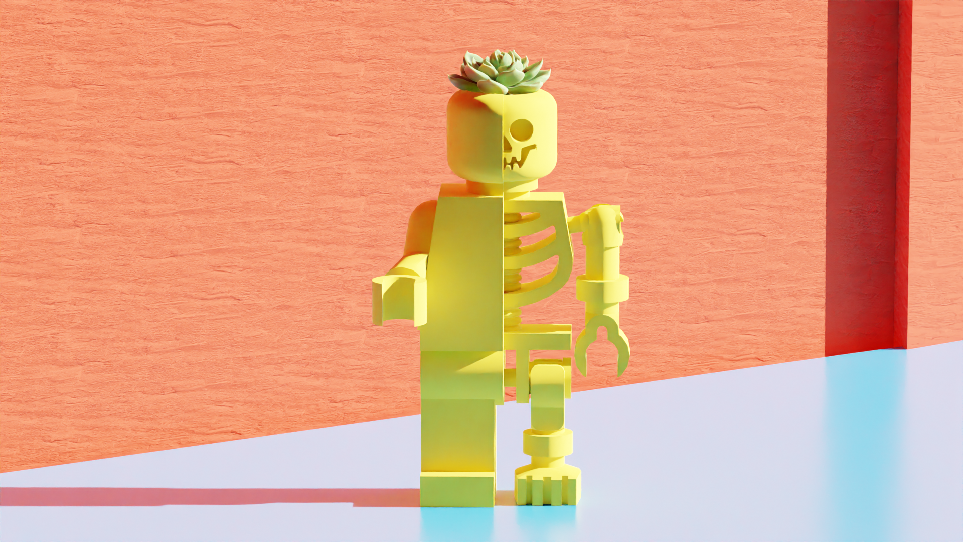 Lego Minifigure Anatomy - Pot Plant