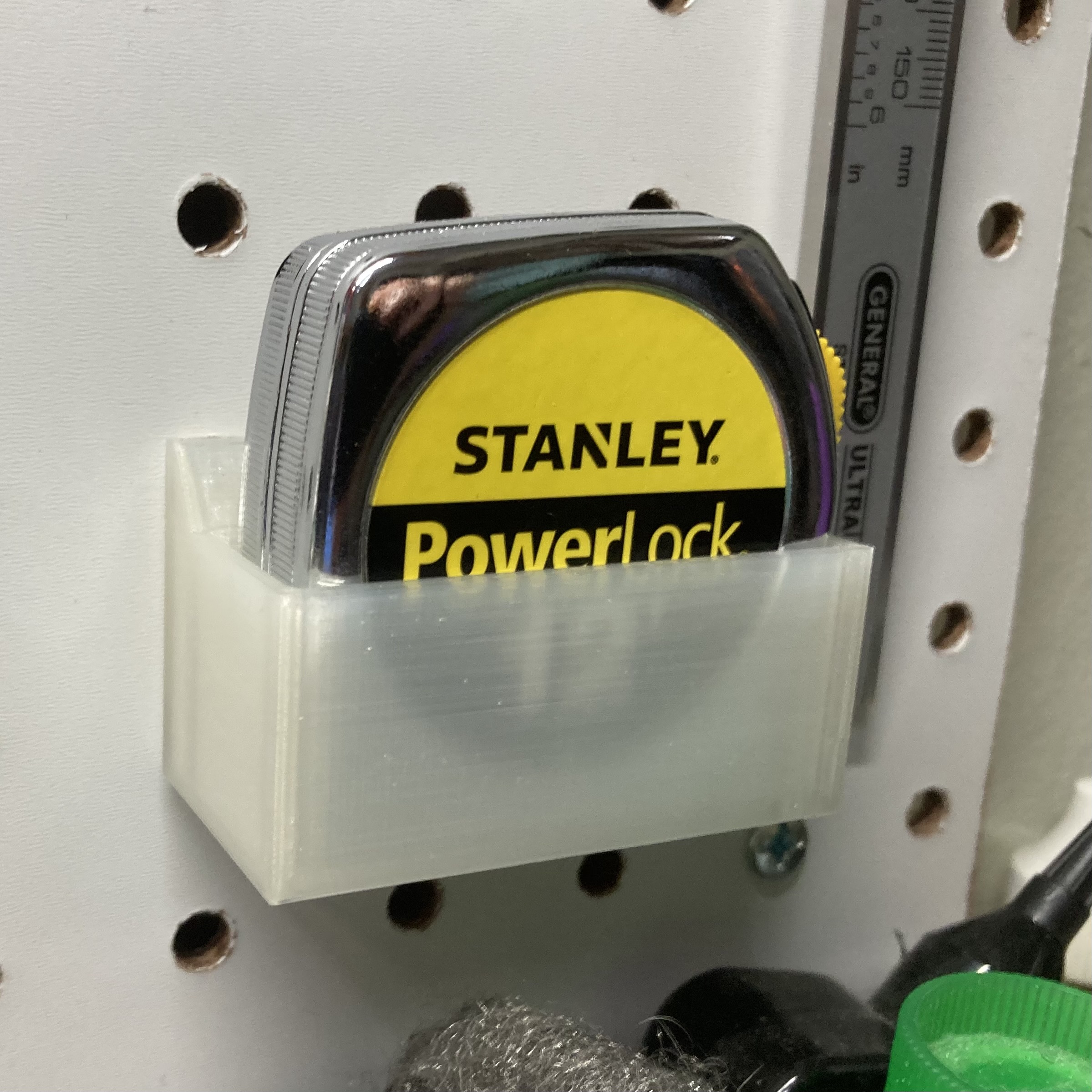 Tape Measure Pegboard Holder by b_dubs Download free STL model