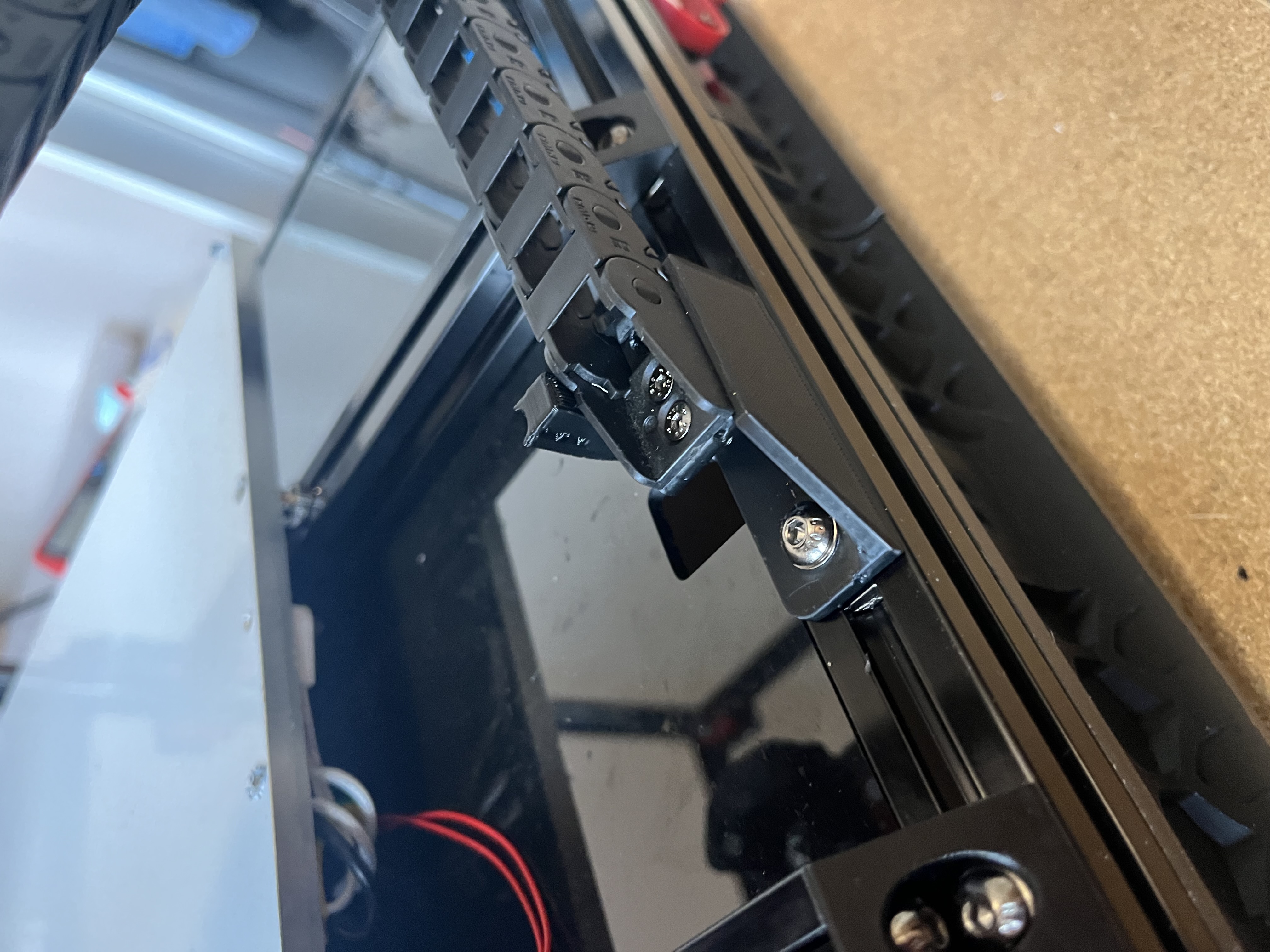 Voron Can Bus z-chain move horizontal mount with strain relief