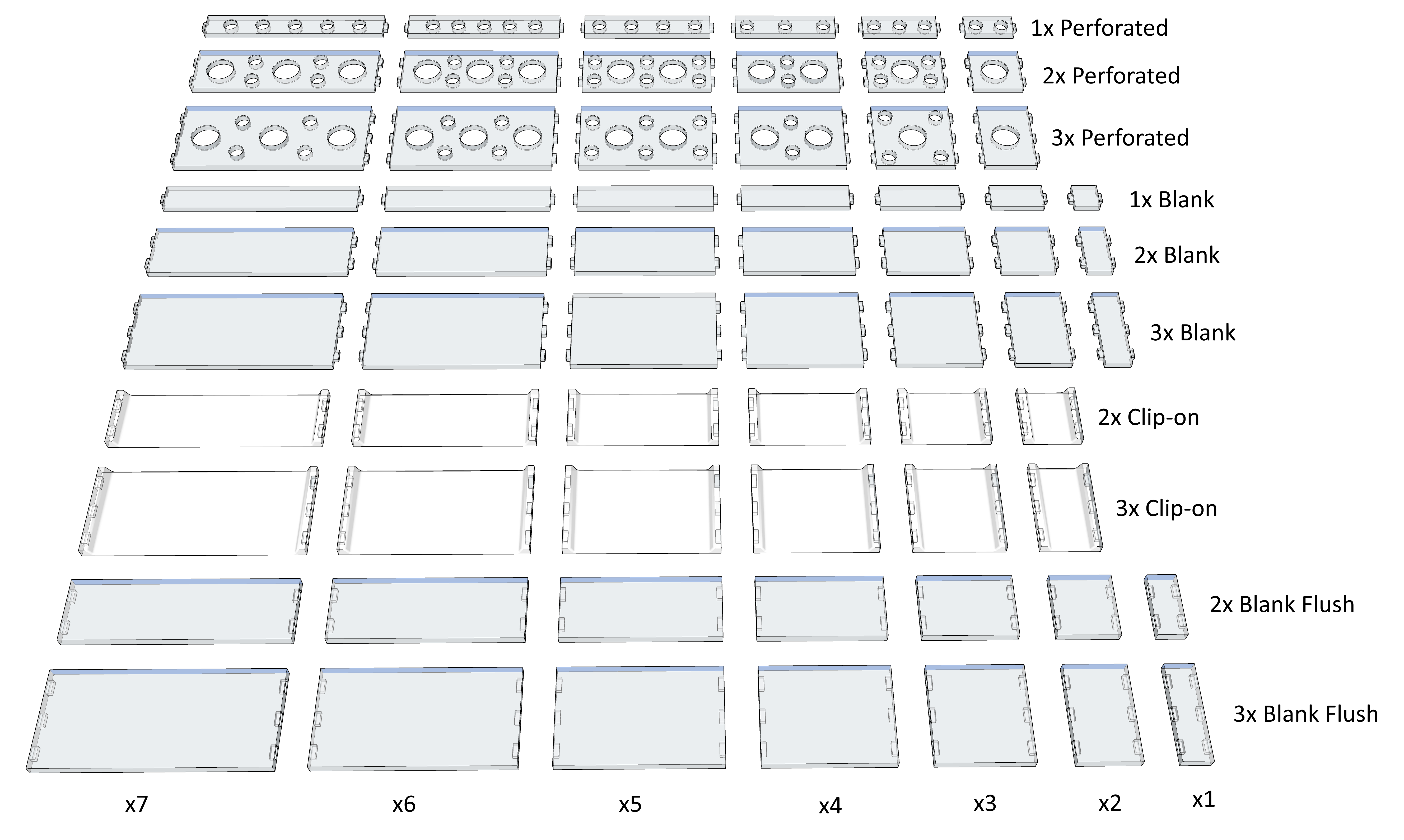 DDD Printable Wall Control System by luma Download free STL model