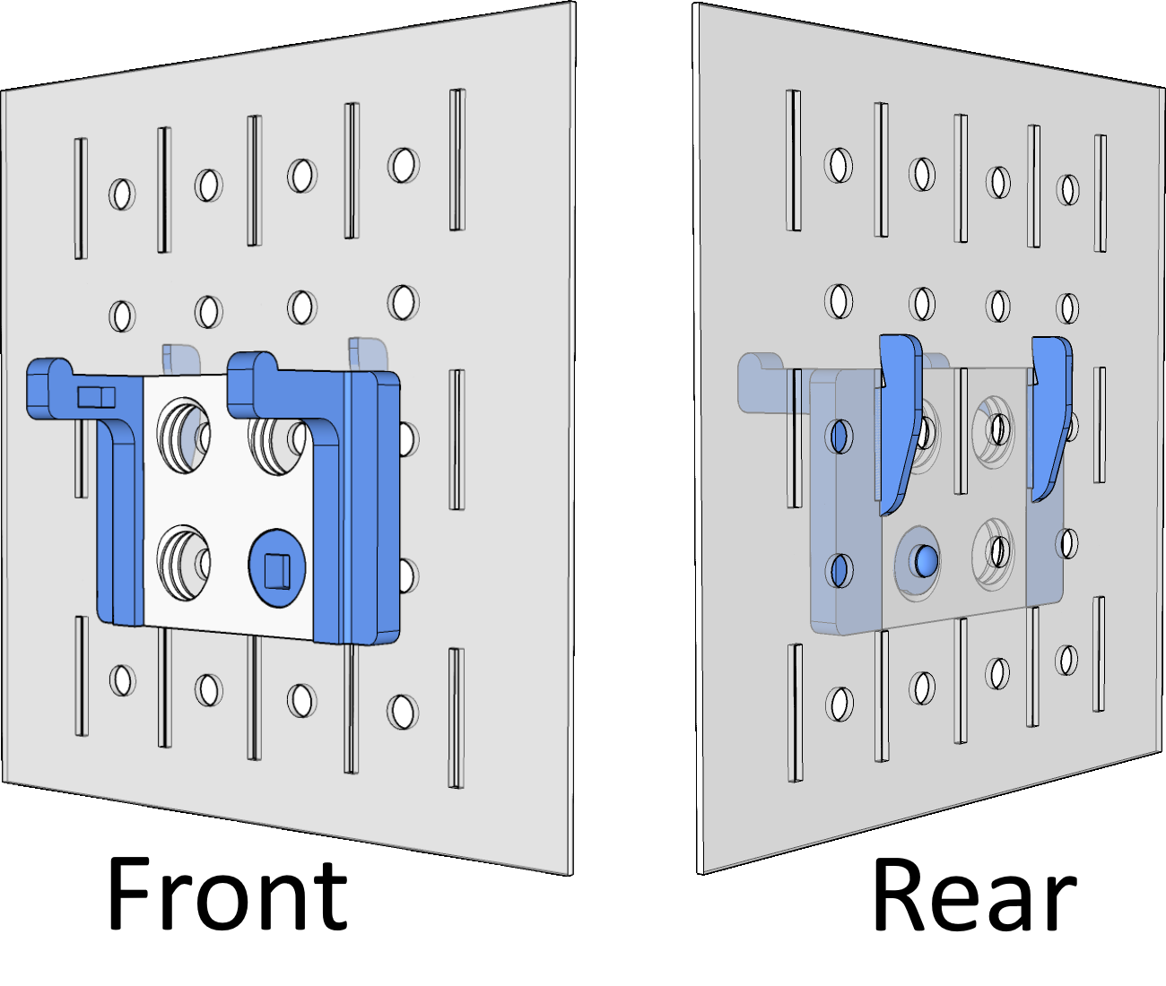 DDD Printable Wall Control System by luma Download free STL model