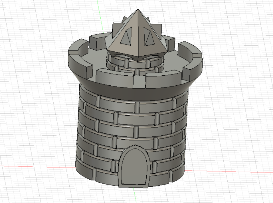 Miniatura 3 do modelo 3D Stacking Castle Score Markers
